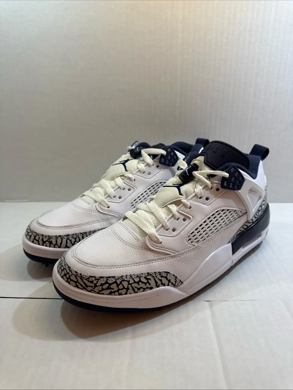 Nike Air Jordan Spizike G Golf White Obsidian HQ4365-101 Men's Size 9.5 B-Grade